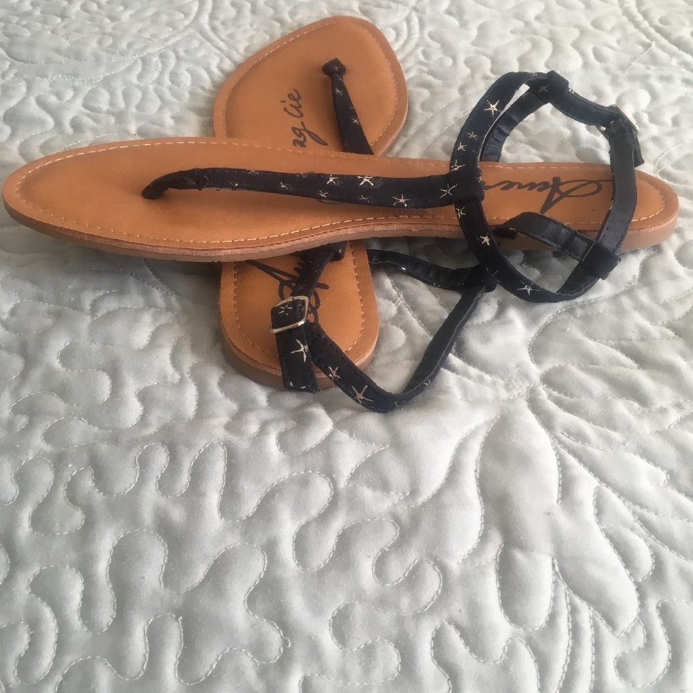 American Rag t-strap sandals. New.